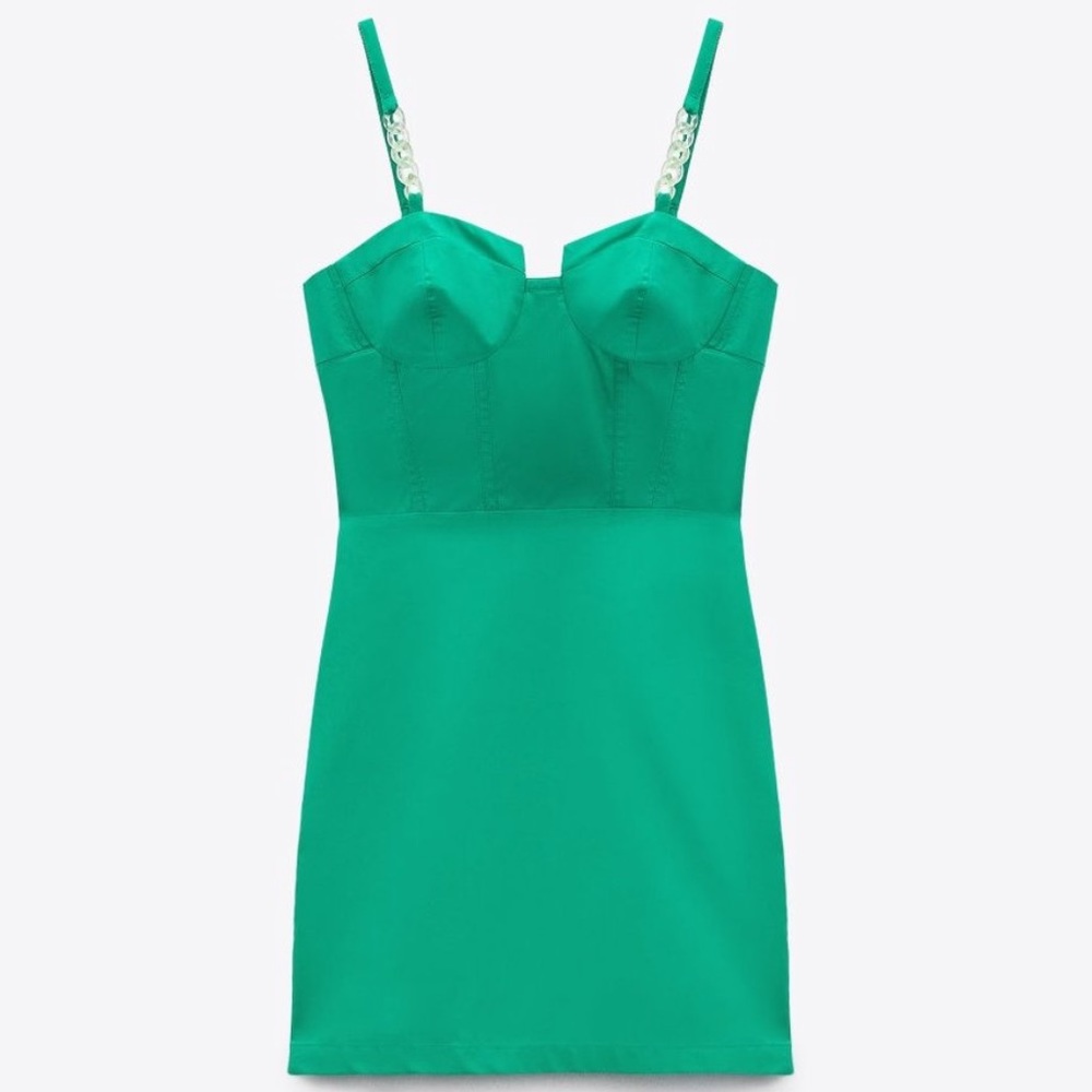 Zara Green mini Dress